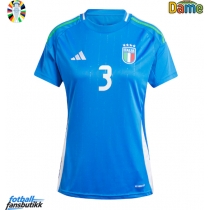 Italia Federico Dimarco #3 Hjemmedrakt Dame EM 2024 Kortermet